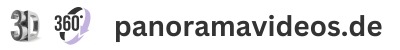 Header: panoramavideos.de logo with a 360° badge.